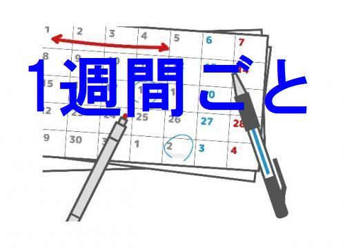 シフトは一週間ごとで決めるので・・・