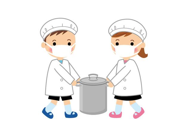 学校給食の調理のお仕事です。