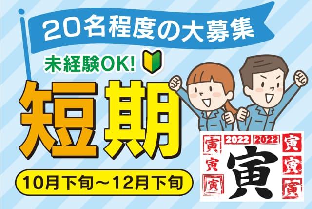年賀状 プリント 袋詰め 短期 年末まで 未経験 高時給 バイト｜伊予郡砥部町重光