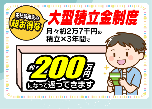 朝日新聞の大型積立金制度、正社員限定で知らない間に大きな貯金が出来ます。