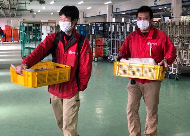 一人での作業ですが、スタッフ同士の仲は◎