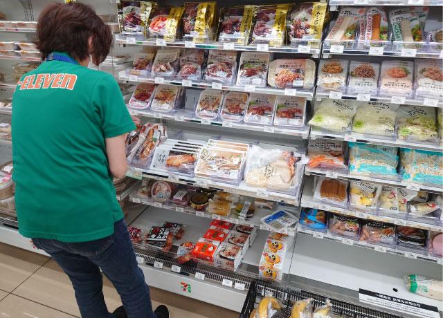 1日3回程度の品出し（商品補充）あり