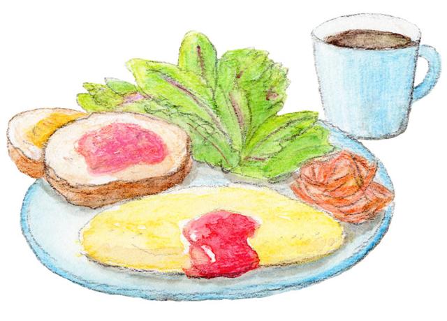スタッフ大好評！ホテルの朝食がまかないで食べれます♪