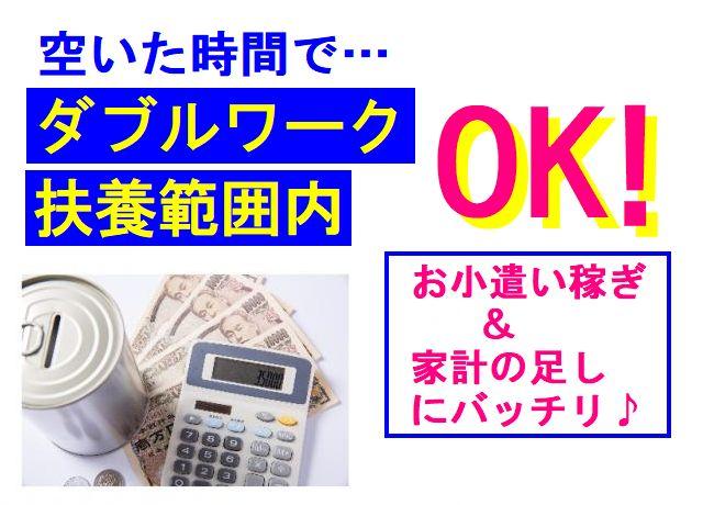 お小遣い稼ぎ・家計の足しなどにも最適のお仕事！