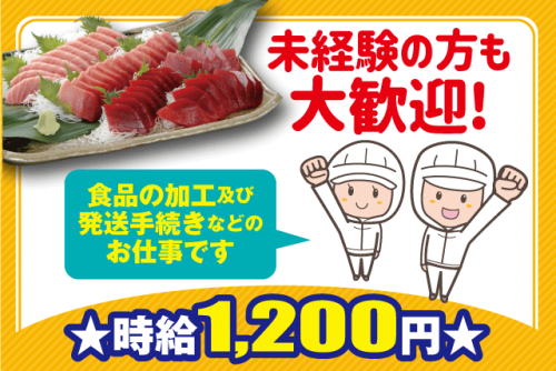 水産物加工スタッフ 検品作業 出荷・配送 経験不問 バイト｜(株)オオジ｜愛媛県東温市則之内
