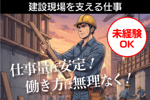 建設現場作業員 型枠工 解体作業 未経験歓迎 正社員｜(有)中野愛建設｜愛媛県伊予郡松前町上高柳